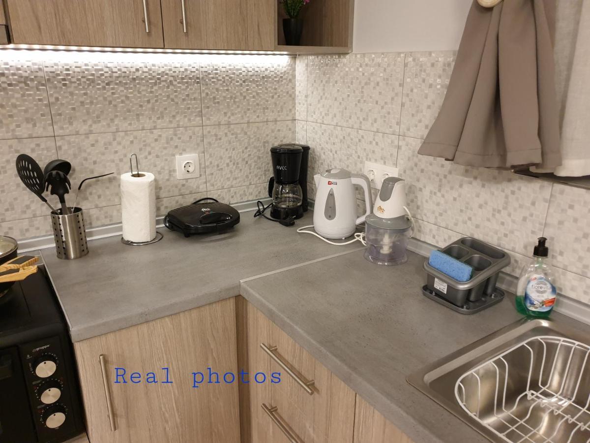 Blue - Comfy Center Rodos Apartment Asgourou ภายนอก รูปภาพ