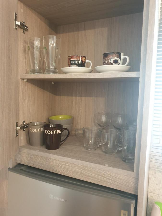 Blue - Comfy Center Rodos Apartment Asgourou ภายนอก รูปภาพ